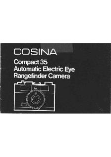 Cosina Compact 35 manual. Camera Instructions.